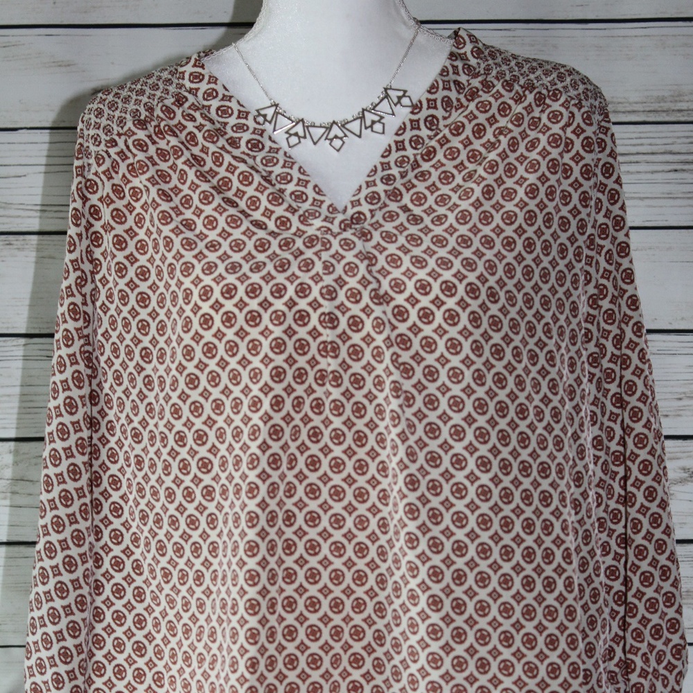 Cynthia Rowley v-neck blouse